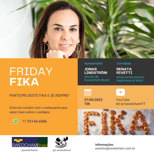Friday Fika com Renata Rivetti - Diretora Reconnect | Happiness at Work
