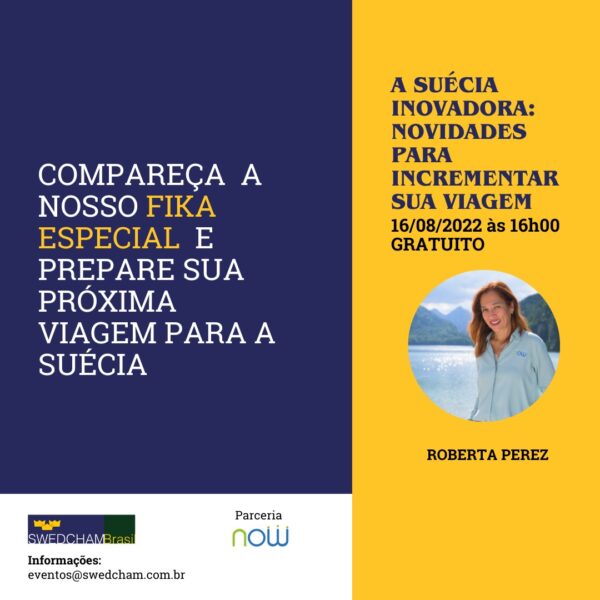 FIKA presencial - A Suécia inovadora!