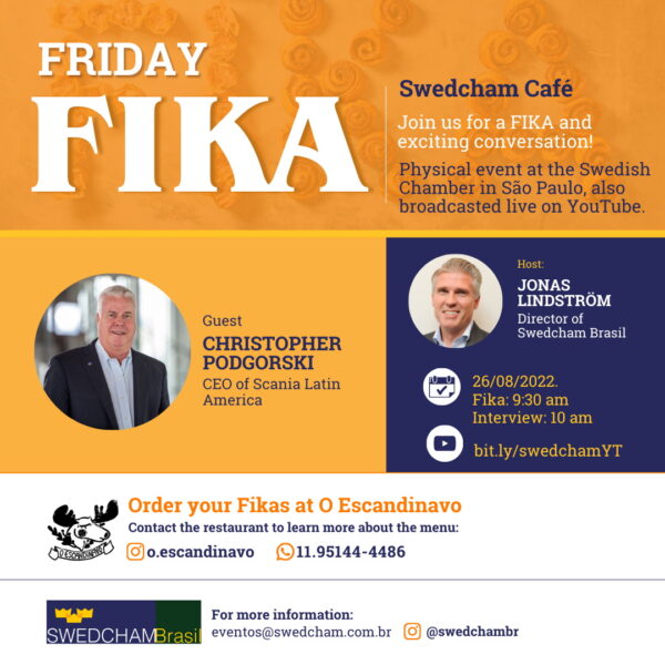 FIKA presencial - Meet Christopher Podgorski - Scania Latin America