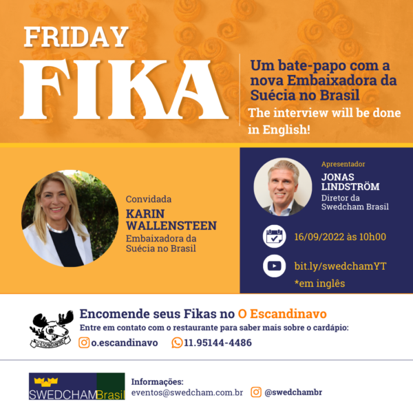 Friday Fika - Meet Ambassador Karin Wallensteen￼