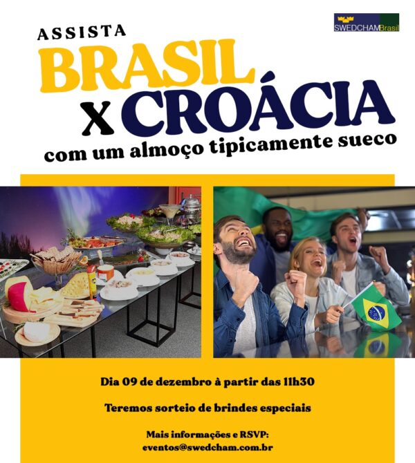<strong>Quartas de final contra Croácia com bebidas e comidas suecas!</strong>