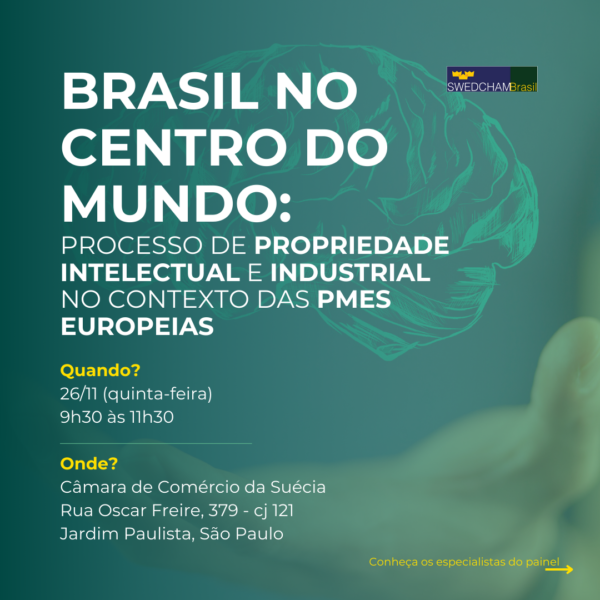 Brasil no Centro do Mundo: Processos de Propriedade Intelectual e Industrial no contexto das PMEs Europeias